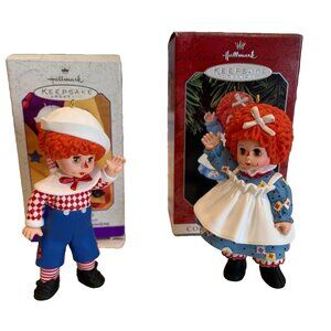 Hallmark Keepsake Ornaments, Mop Top Wendy and Billy, '98/'99, Org. Boxes